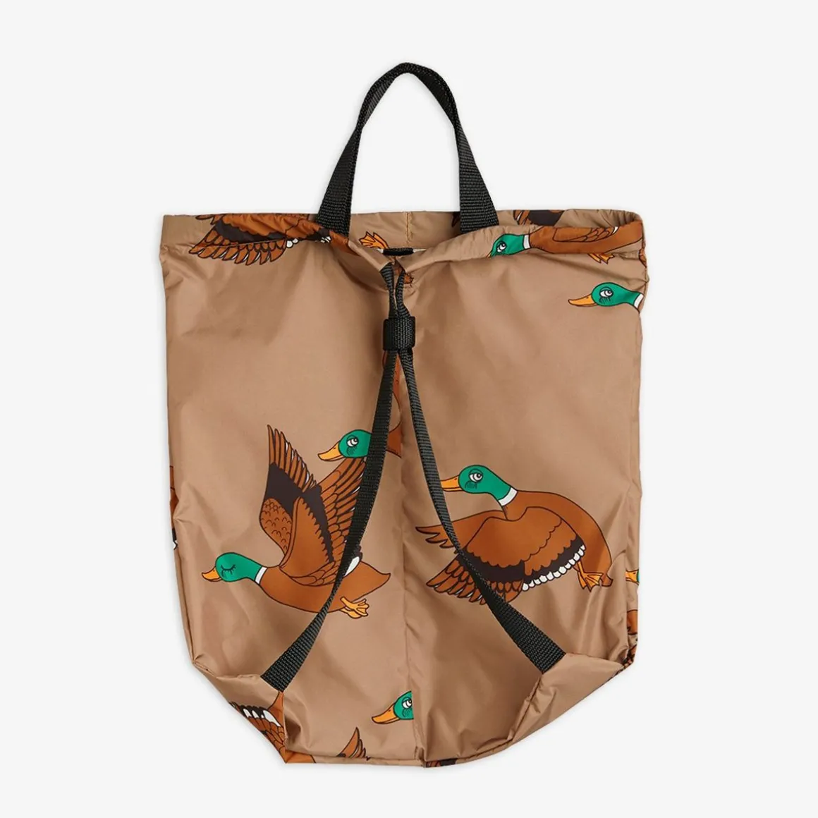 Upcycled Ducks Drawstring Bag
