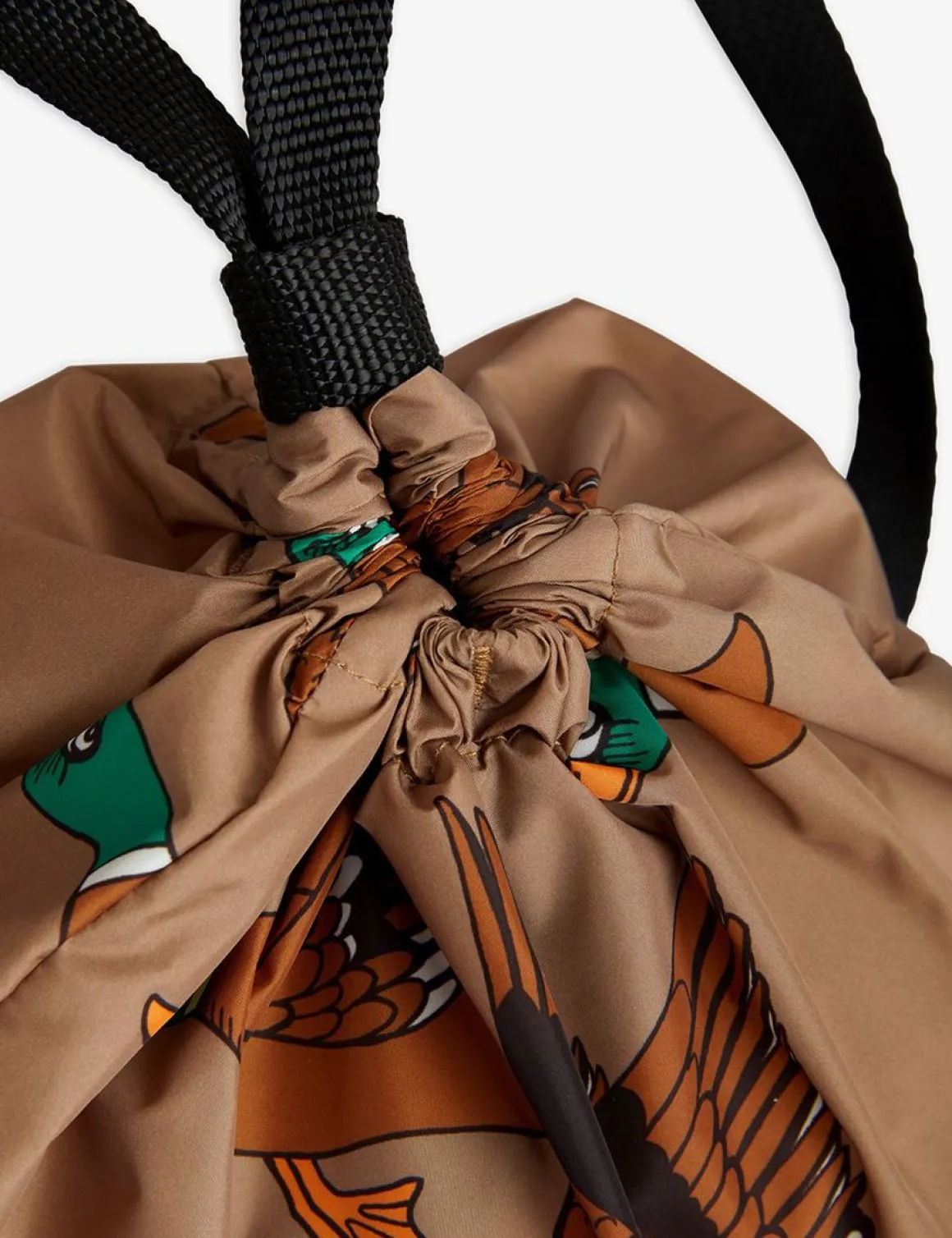 Upcycled Ducks Drawstring Bag