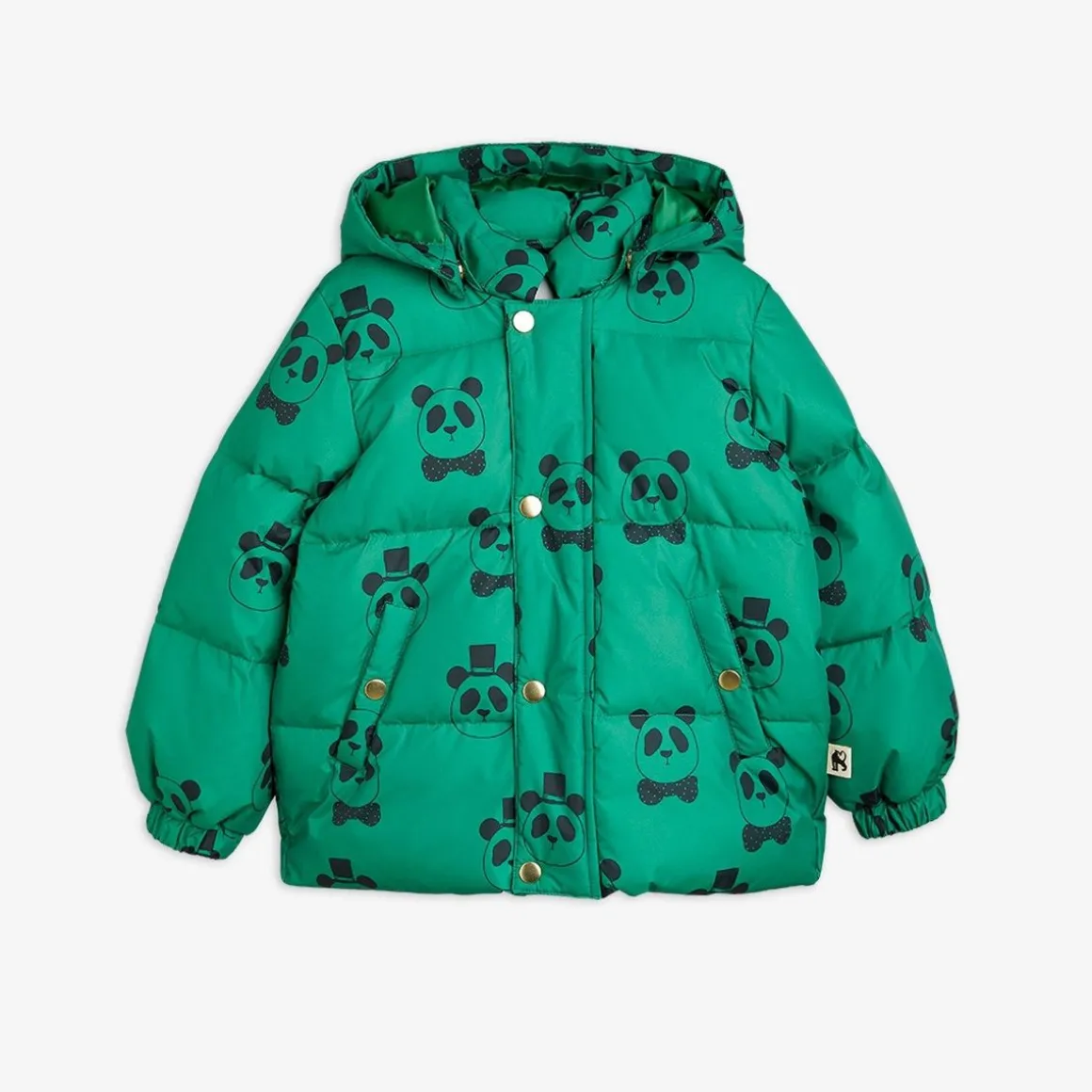 Upcycled Panda Puffer Jacket
