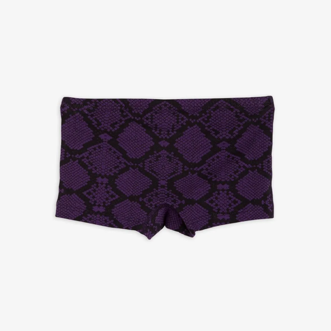 Upcycled Snakeskin Hipsters Purple