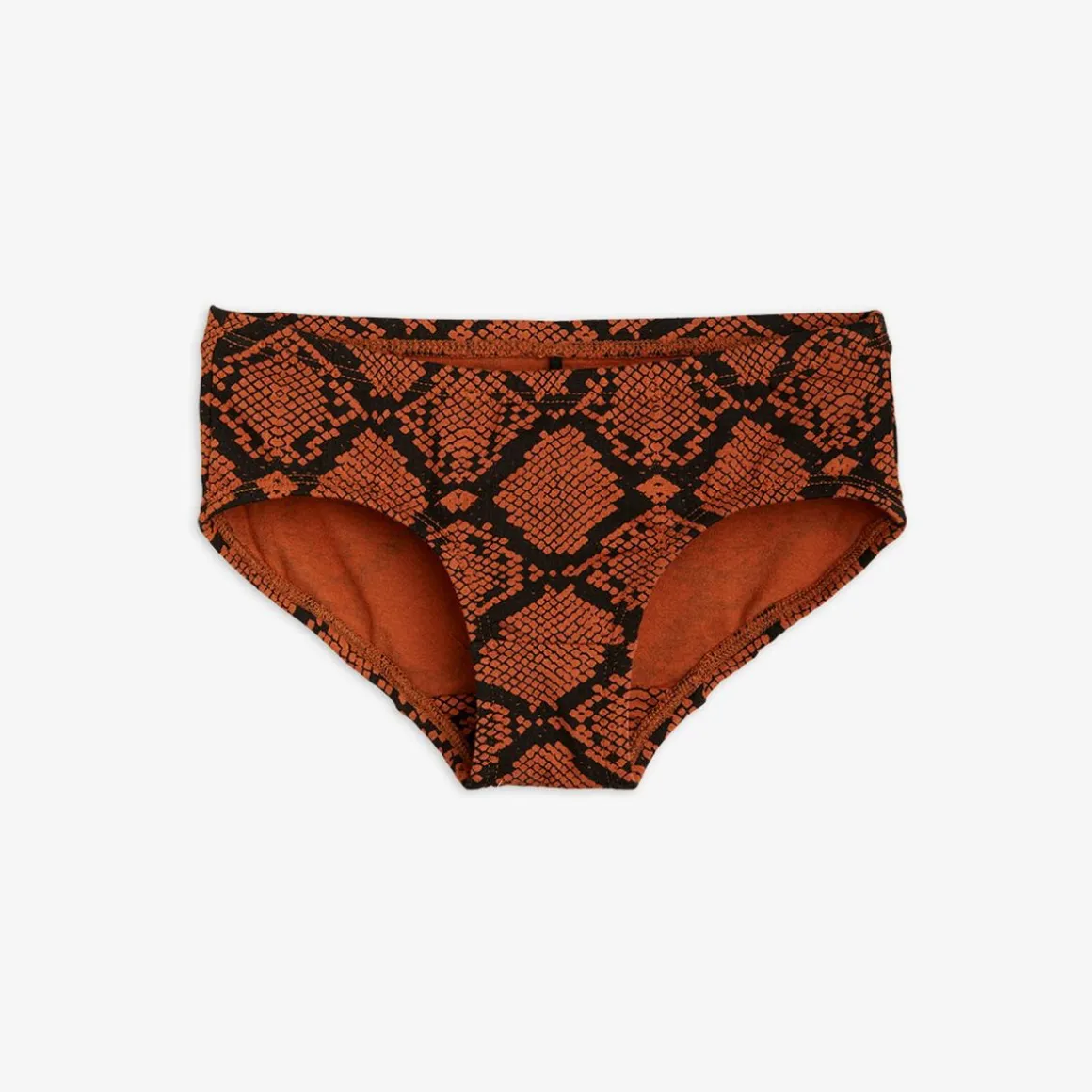 Upcycled Snakeskin Panties Brown
