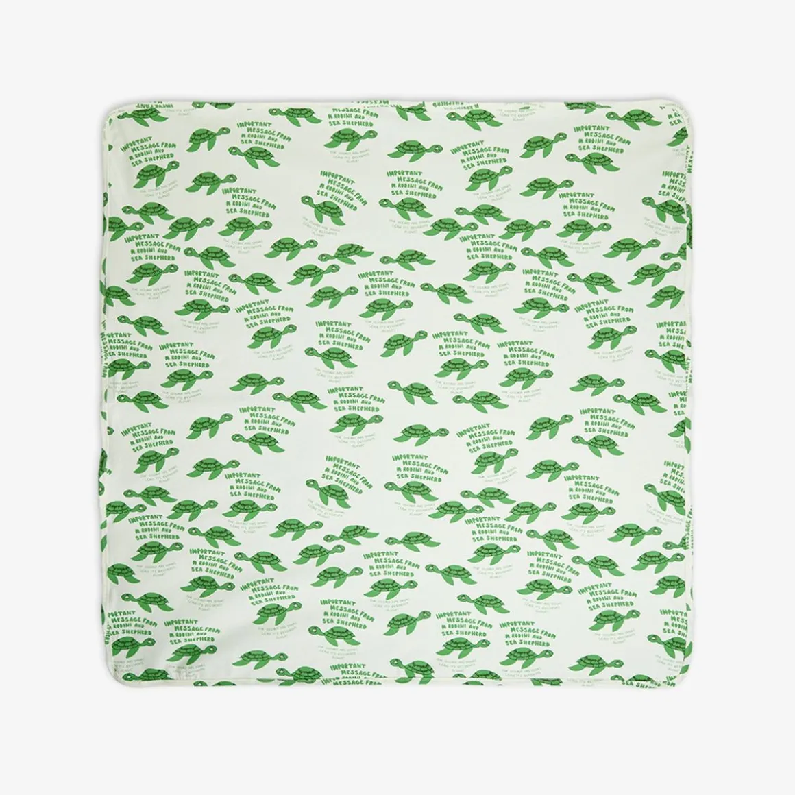 Upcycled Turtle Baby Blanket